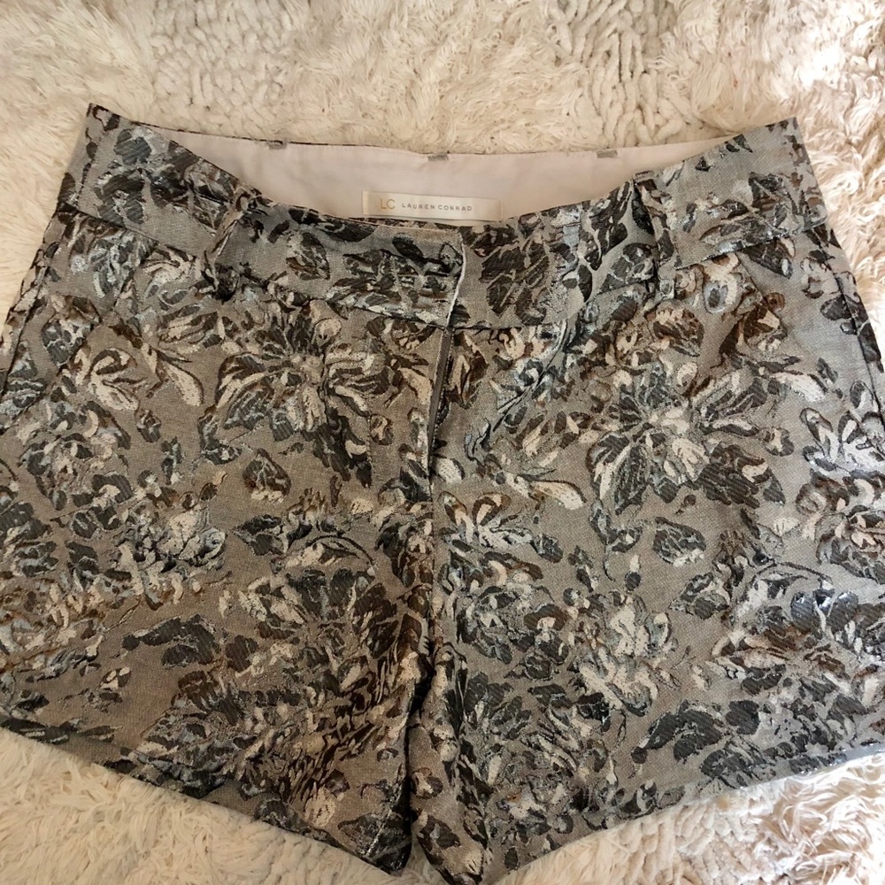 Sequins shorts.